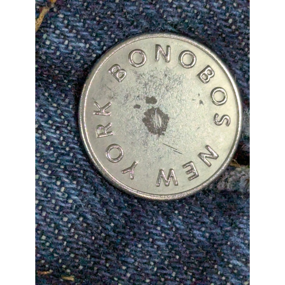 Bonobos Denim On A Mission Organic Cotton Jeans Mens 31x30 Dark Wash Straight - Picture 16 of 16
